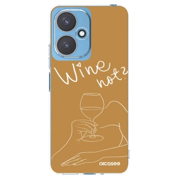 Picasee διαφανής θήκη σιλικόνης Xiaomi Redmi 13C 5G - Wine not