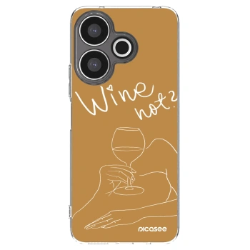 Picasee διαφανής θήκη σιλικόνης Xiaomi Redmi 13 4G - Wine not