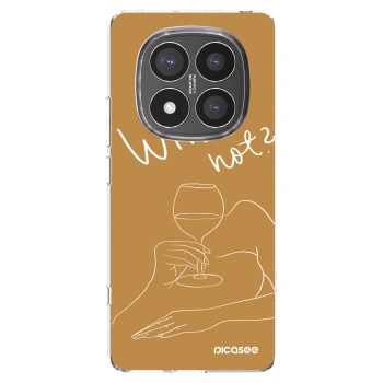 Picasee διαφανής θήκη σιλικόνης Xiaomi Redmi Note 14 Pro+ 5G - Wine not
