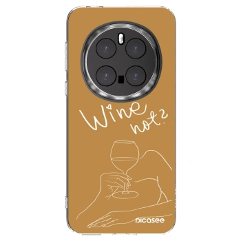 Picasee διαφανής θήκη σιλικόνης Honor Magic7 Pro 5G - Wine not