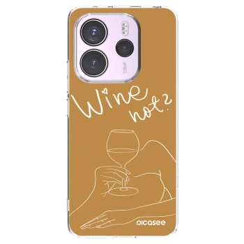 Picasee διαφανής θήκη σιλικόνης Xiaomi Redmi Note 14 4G - Wine not