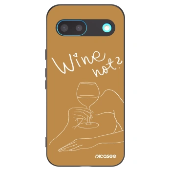 Picasee Μαύρη θήκη σιλικόνης για Google Pixel 8 - Wine not