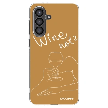 Picasee διαφανής θήκη σιλικόνης Samsung Galaxy A56 5G A566B - Wine not