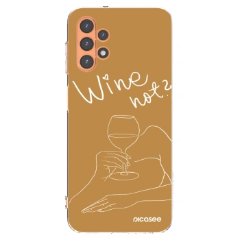 Picasee διαφανής θήκη σιλικόνης Samsung Galaxy A13 5G - Wine not