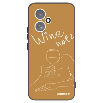 Picasee Μαύρη θήκη σιλικόνης για Honor 400 5G - Wine not