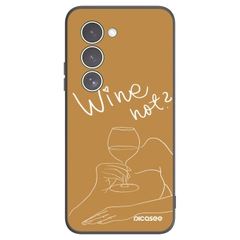 Picasee Μαύρη θήκη σιλικόνης για Xiaomi Redmi 15 5G - Wine not