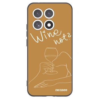 Picasee Μαύρη θήκη σιλικόνης για Xiaomi 15T - Wine not