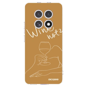 Picasee διαφανής θήκη σιλικόνης Xiaomi Redmi Note 15 - Wine not