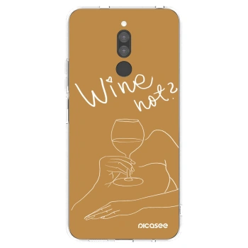 Picasee διαφανής θήκη σιλικόνης Xiaomi Redmi 8 - Wine not