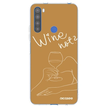 Picasee διαφανής θήκη σιλικόνης Xiaomi Redmi Note 8T - Wine not