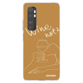Picasee διαφανής θήκη σιλικόνης Xiaomi Mi Note 10 Lite - Wine not