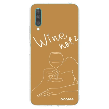 Picasee διαφανής θήκη σιλικόνης Samsung Galaxy A30s A307F - Wine not
