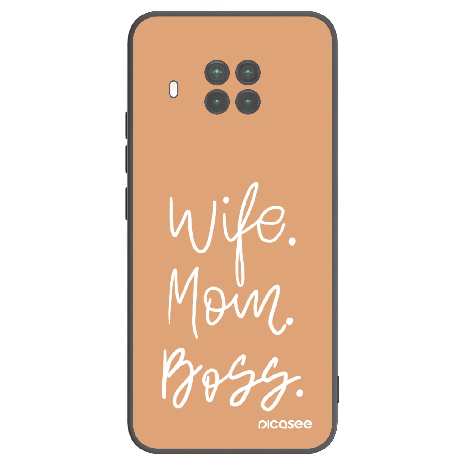 Picasee Μαύρη θήκη σιλικόνης για Xiaomi Mi 10T Lite - Boss Mama