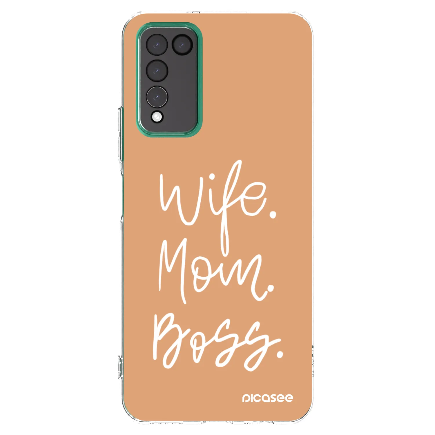 Picasee διαφανής θήκη σιλικόνης Honor 10X Lite - Boss Mama