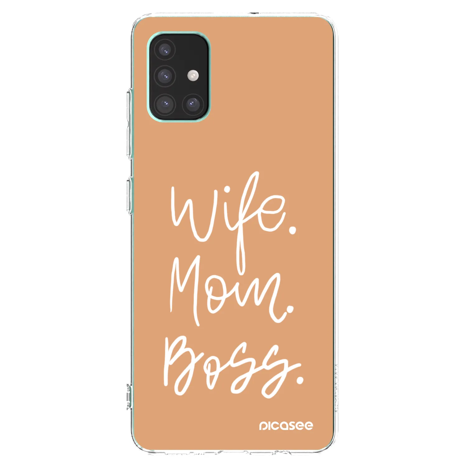 Picasee διαφανής θήκη σιλικόνης Samsung Galaxy M51 M515F - Boss Mama