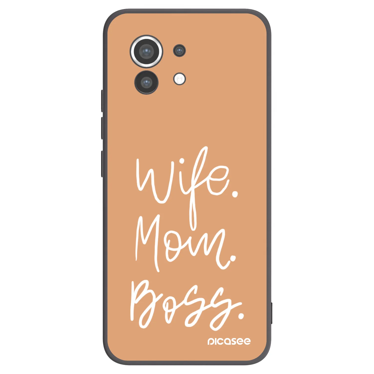 Picasee Μαύρη θήκη σιλικόνης για Xiaomi Mi 11 - Boss Mama