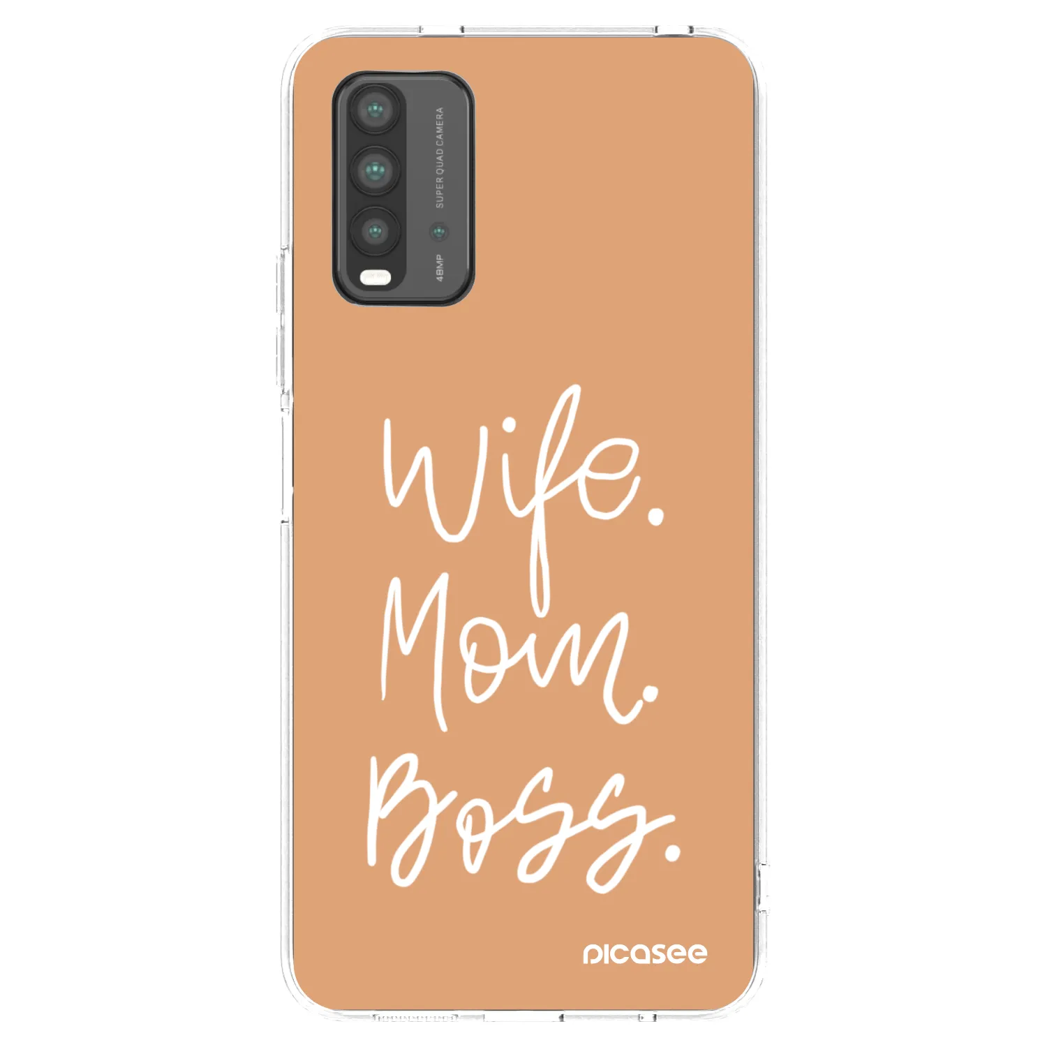 Picasee διαφανής θήκη σιλικόνης Xiaomi Redmi 9T - Boss Mama