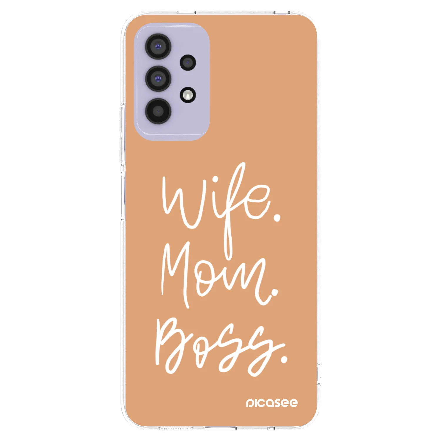 Picasee διαφανής θήκη σιλικόνης Samsung Galaxy A32 4G SM-A325F - Boss Mama