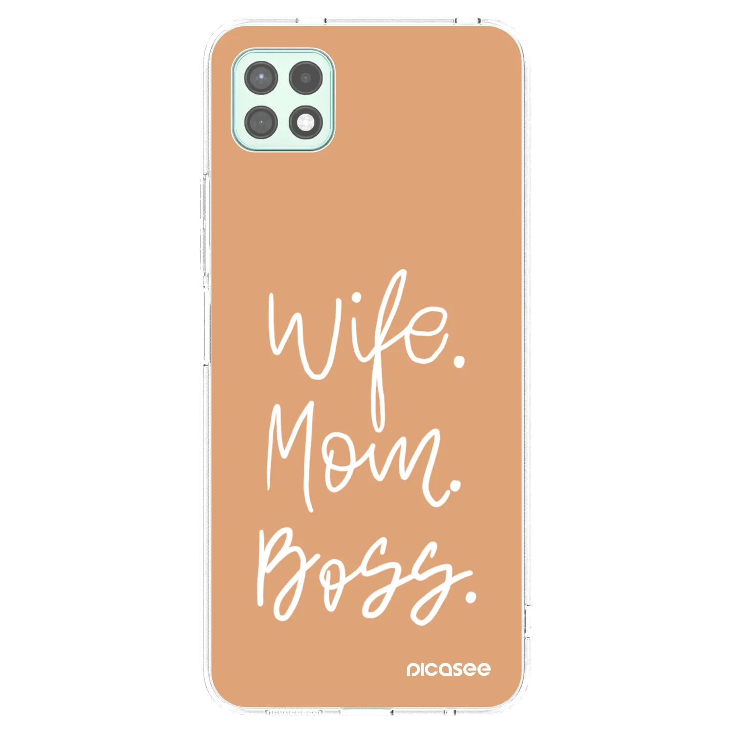 Picasee διαφανής θήκη σιλικόνης Samsung Galaxy A22 A226B 5G - Boss Mama