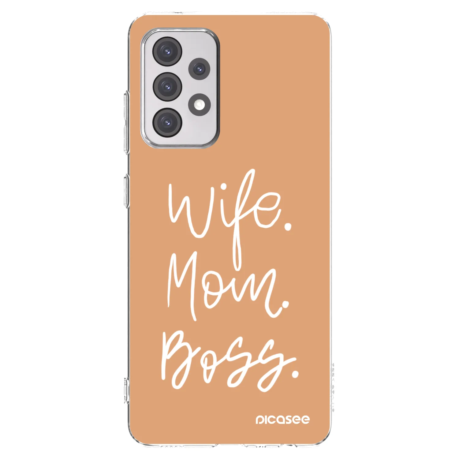 Picasee διαφανής θήκη σιλικόνης Samsung Galaxy A52s 5G A528B - Boss Mama