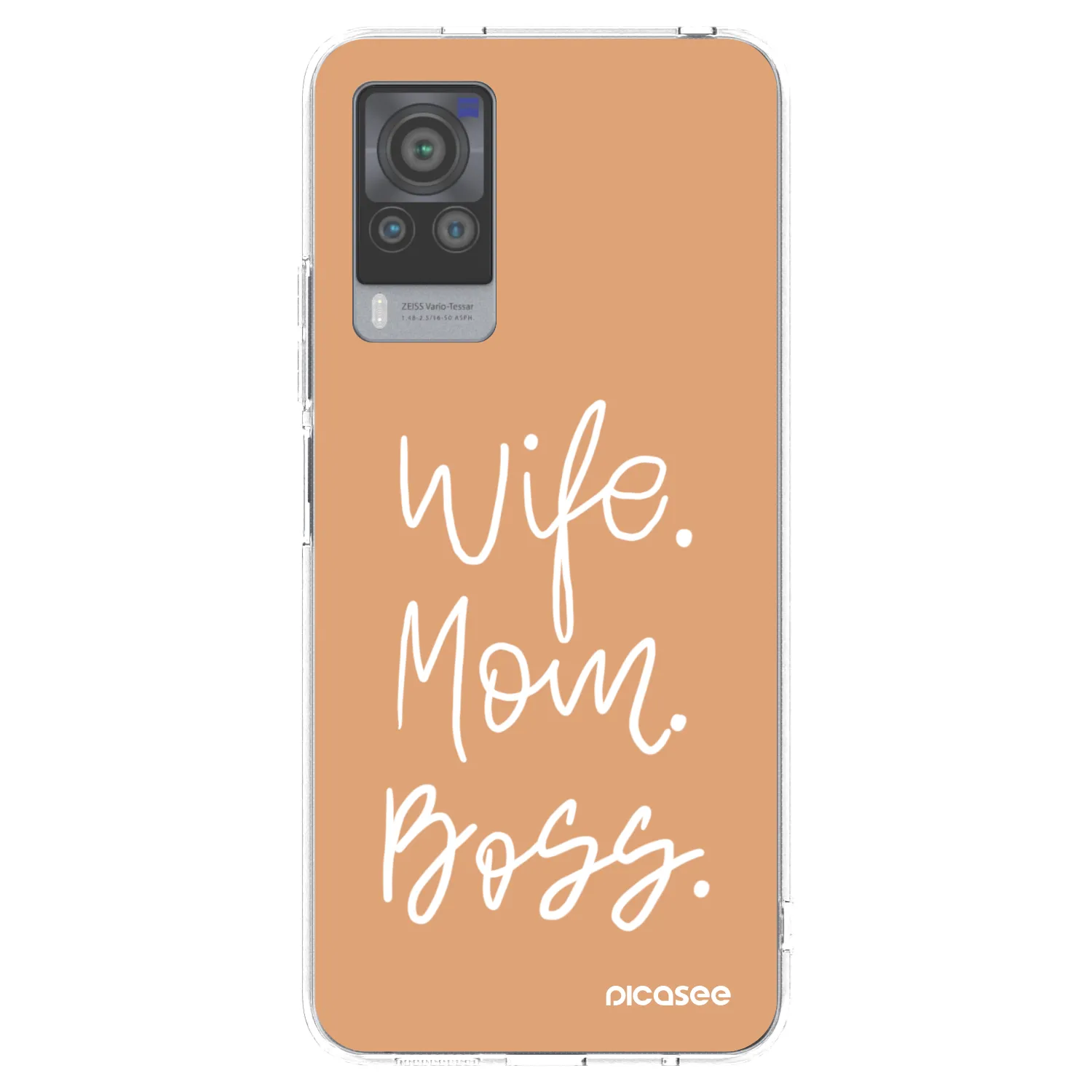 Picasee διαφανής θήκη σιλικόνης Vivo X60 Pro 5G - Boss Mama