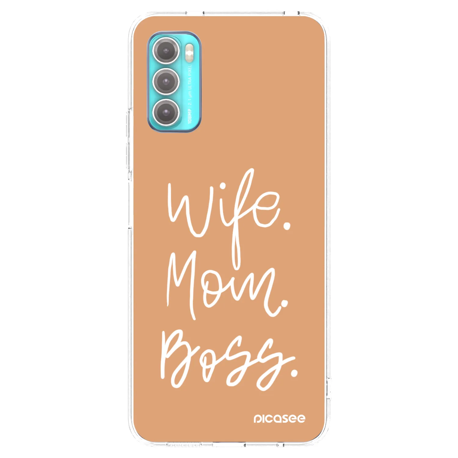 Picasee διαφανής θήκη σιλικόνης Motorola Moto G60 - Boss Mama