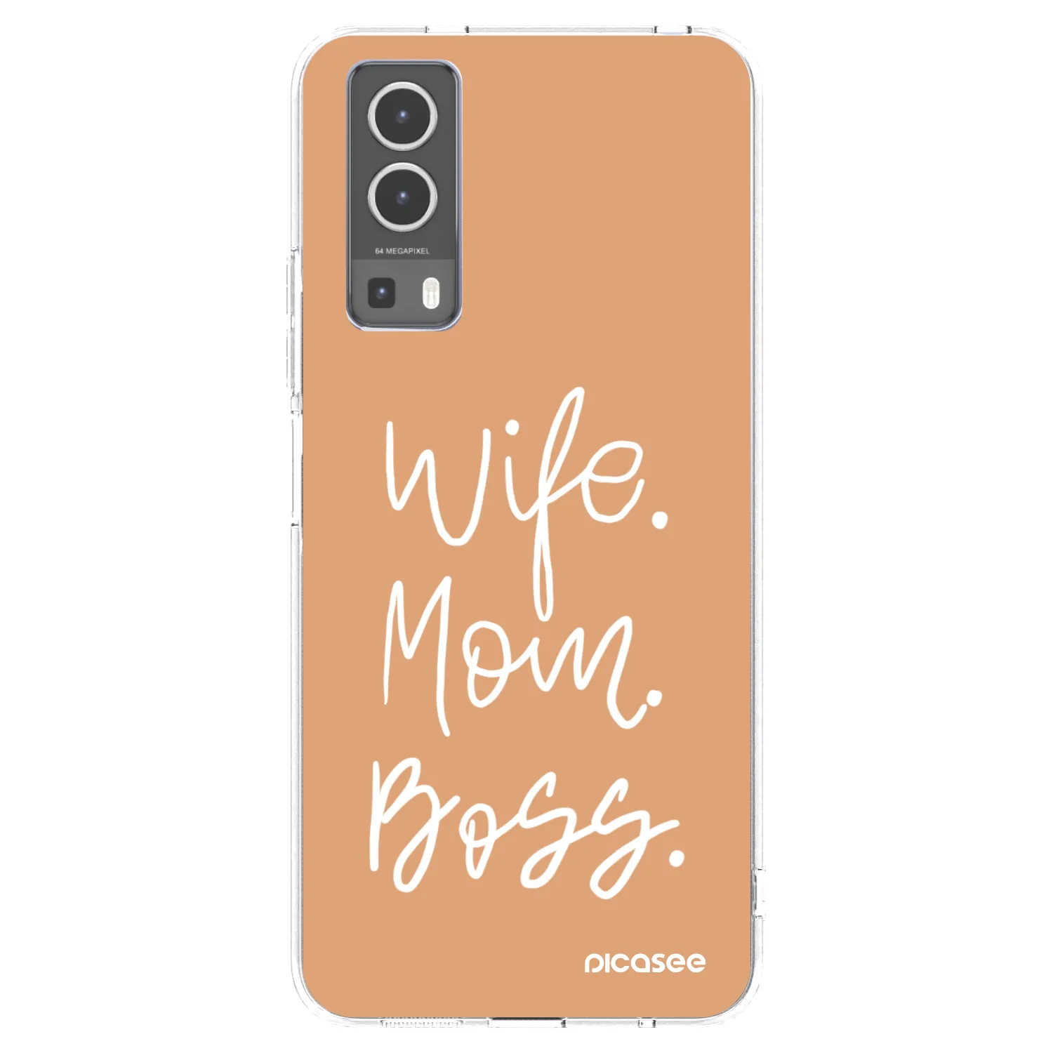 Picasee διαφανής θήκη σιλικόνης Vivo Y72 5G - Boss Mama