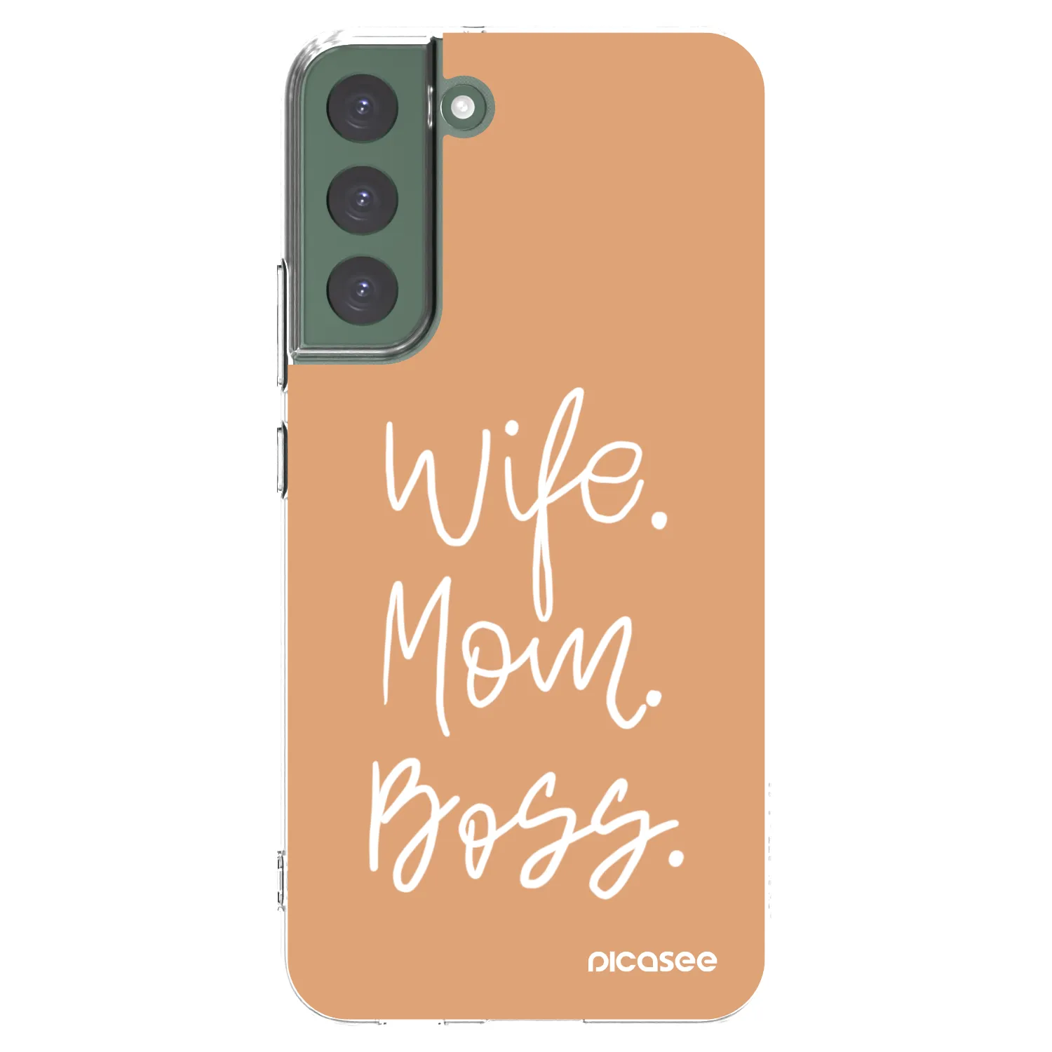 Picasee διαφανής θήκη σιλικόνης Samsung Galaxy S22+ 5G - Boss Mama