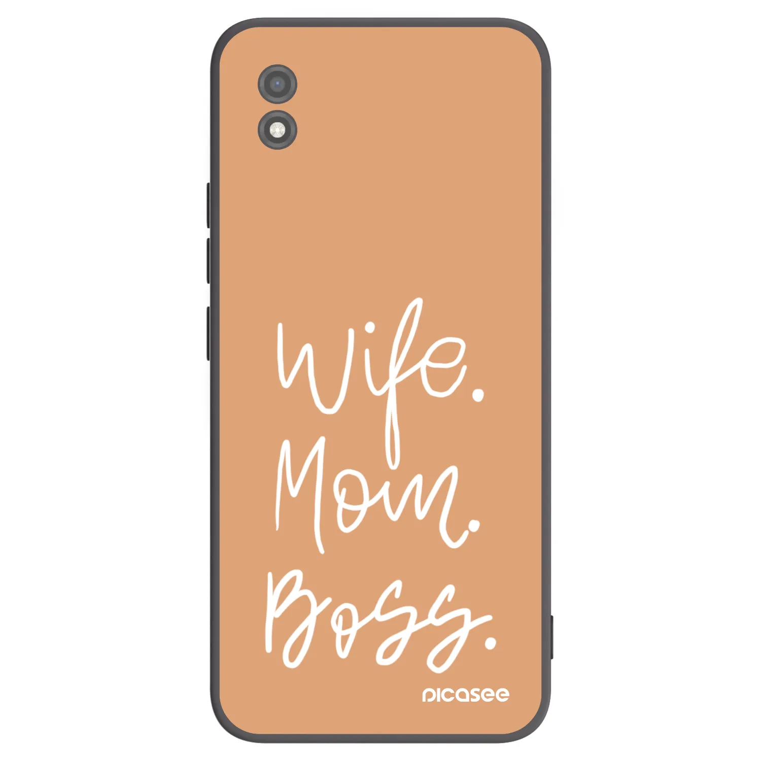 Picasee Μαύρη θήκη σιλικόνης για Realme C11 (2021) - Boss Mama