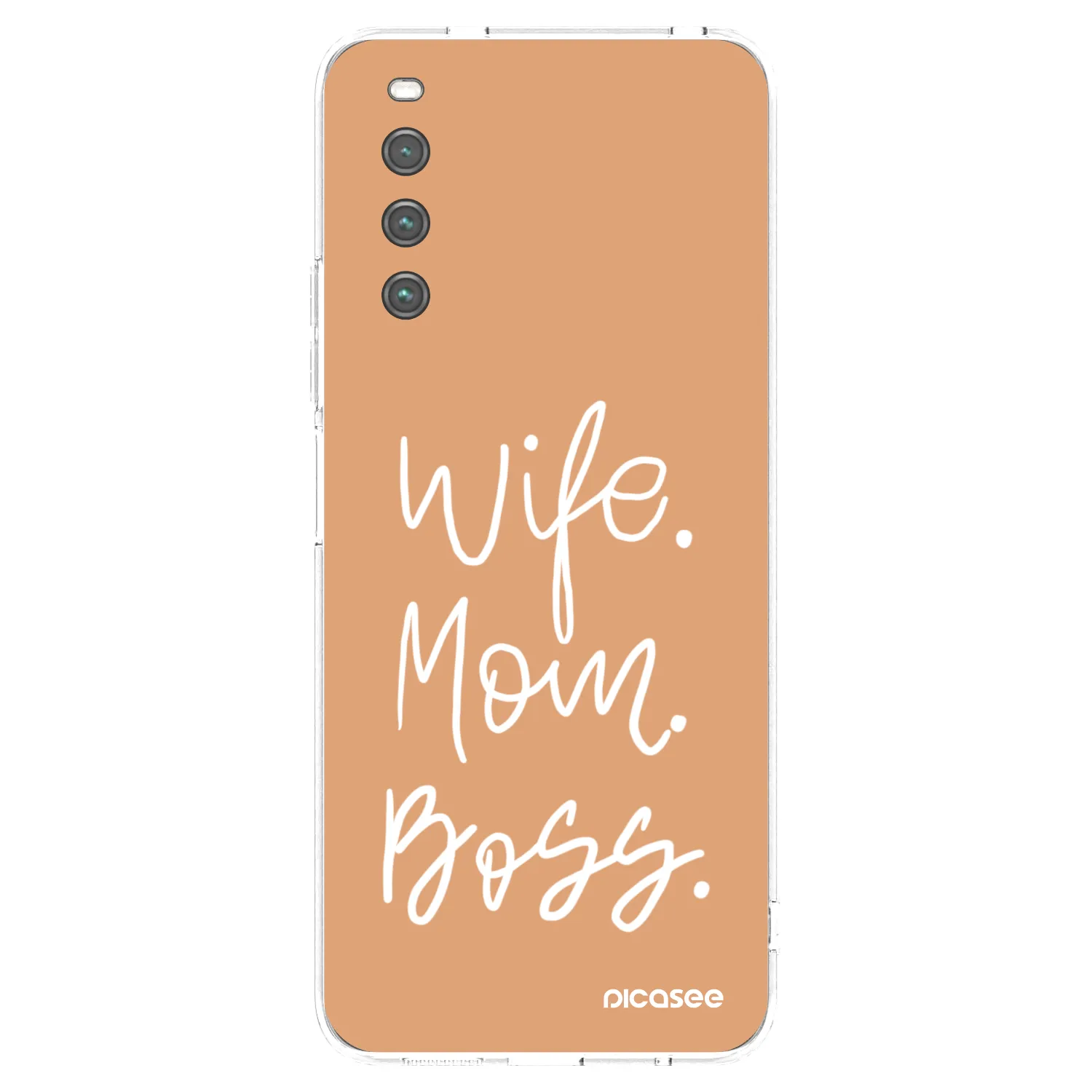 Picasee διαφανής θήκη σιλικόνης Sony Xperia 10 IV 5G - Boss Mama