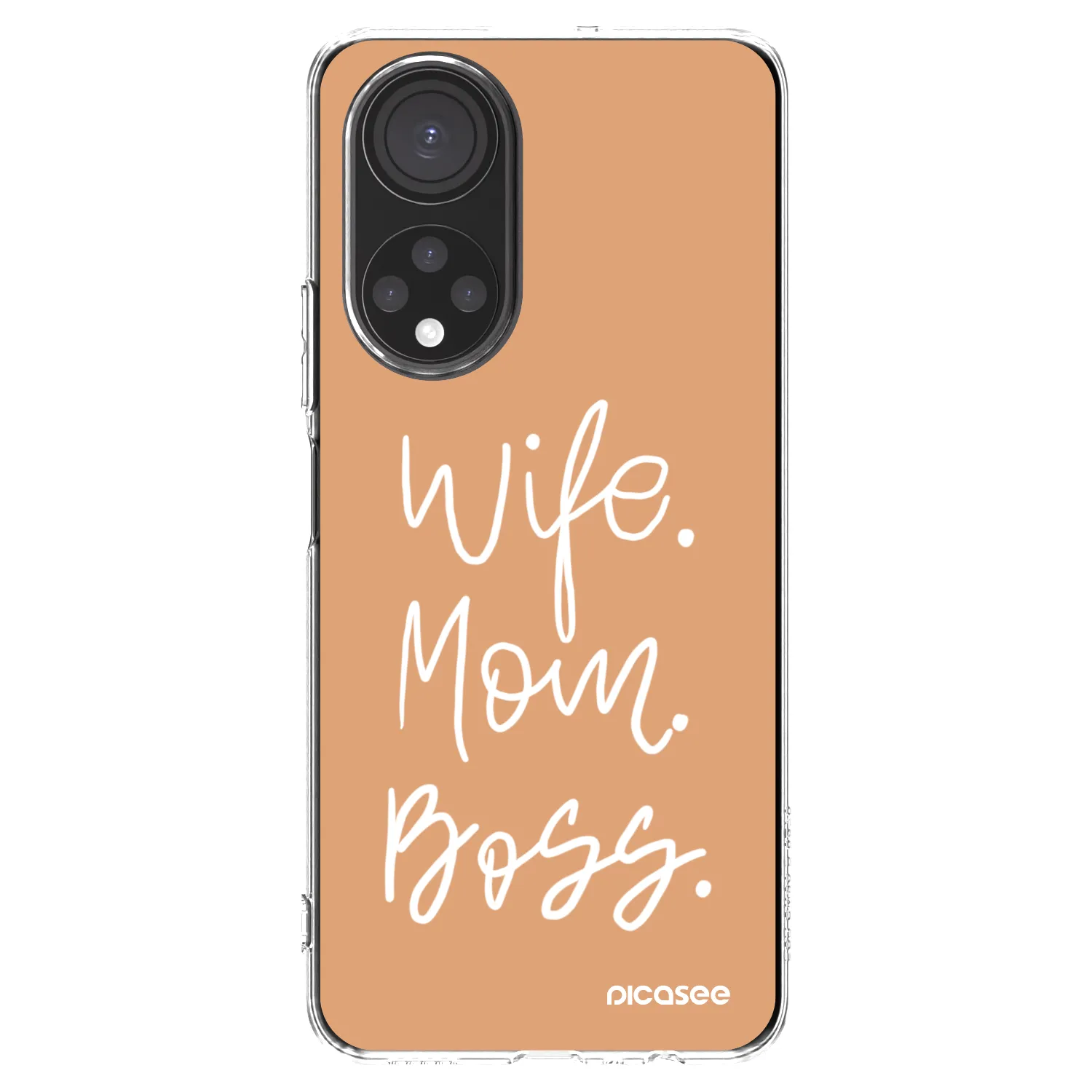 Picasee διαφανής θήκη σιλικόνης Honor X7 - Boss Mama
