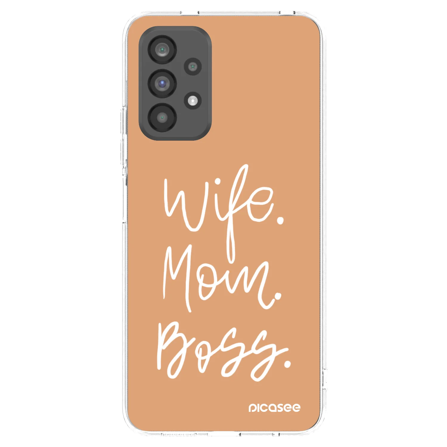 Picasee διαφανής θήκη σιλικόνης Samsung Galaxy A73 5G - Boss Mama