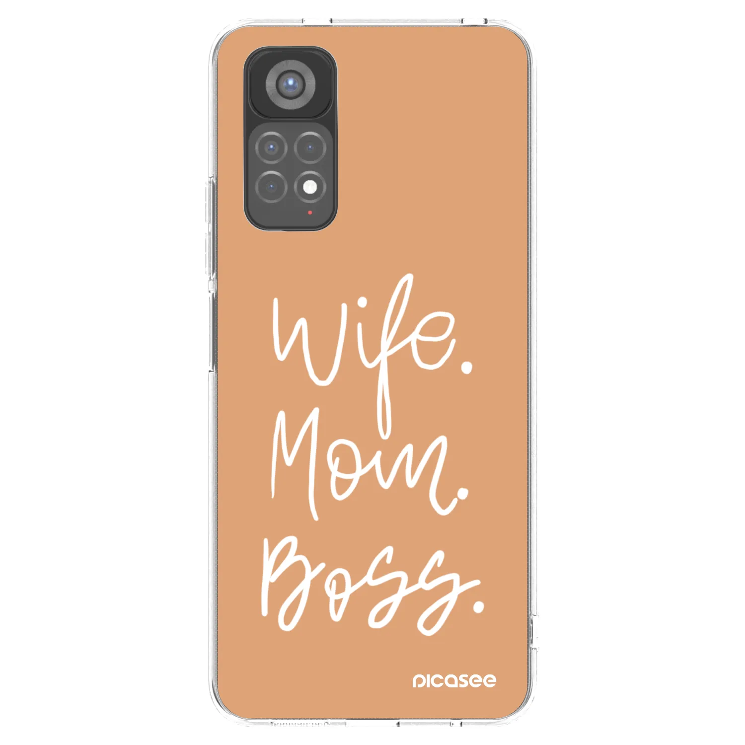 Picasee διαφανής θήκη σιλικόνης Xiaomi Redmi Note 11S 5G - Boss Mama