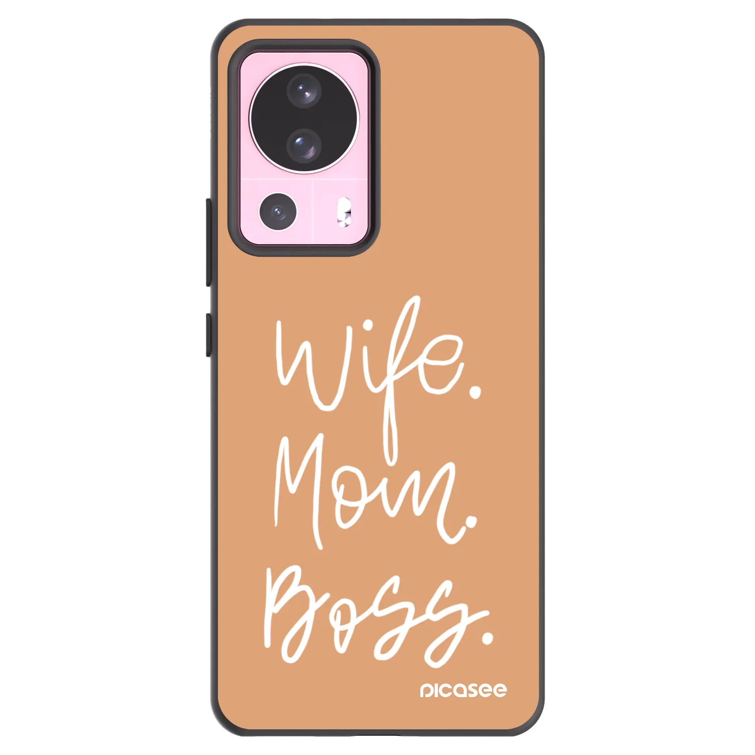 Picasee Μαύρη θήκη σιλικόνης για Xiaomi 13 Lite - Boss Mama