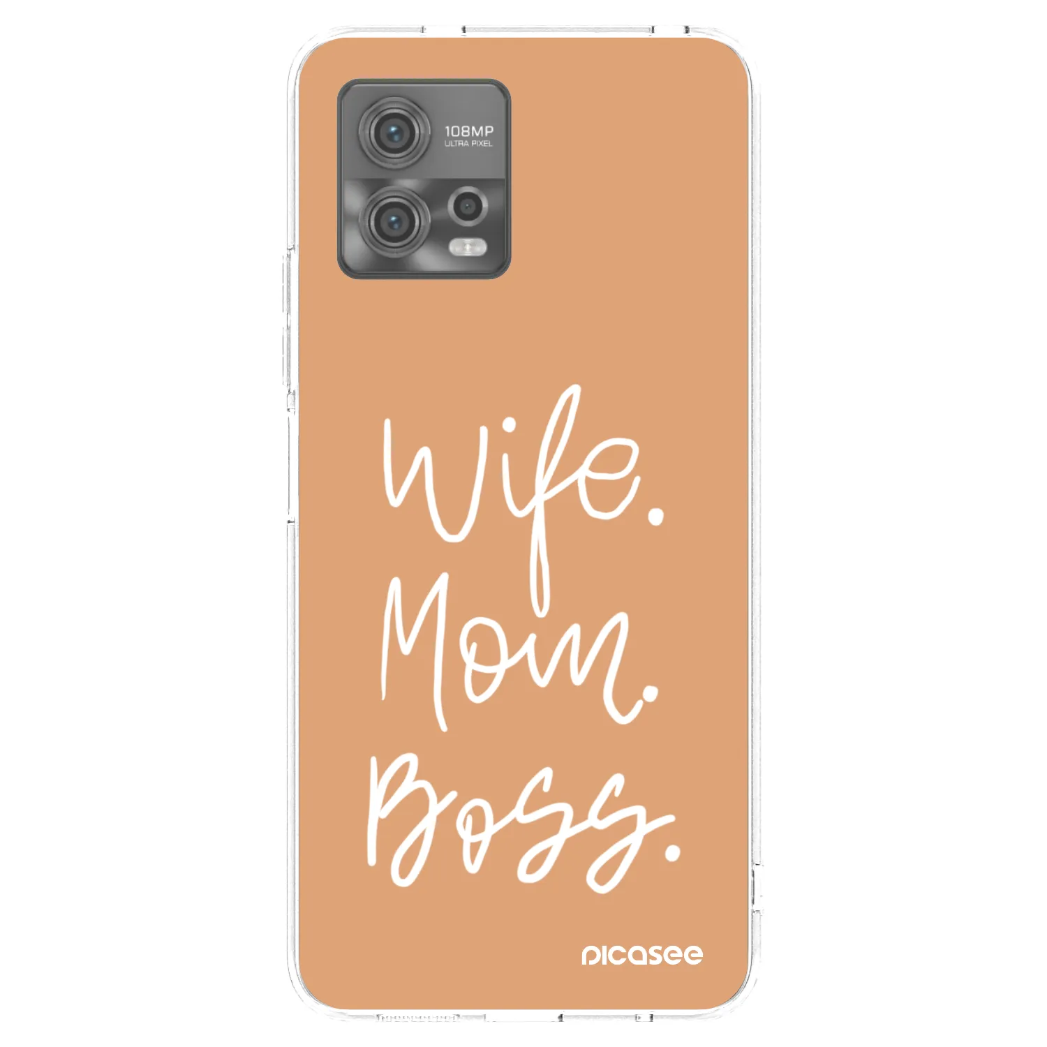 Picasee διαφανής θήκη σιλικόνης Motorola Moto G72 - Boss Mama