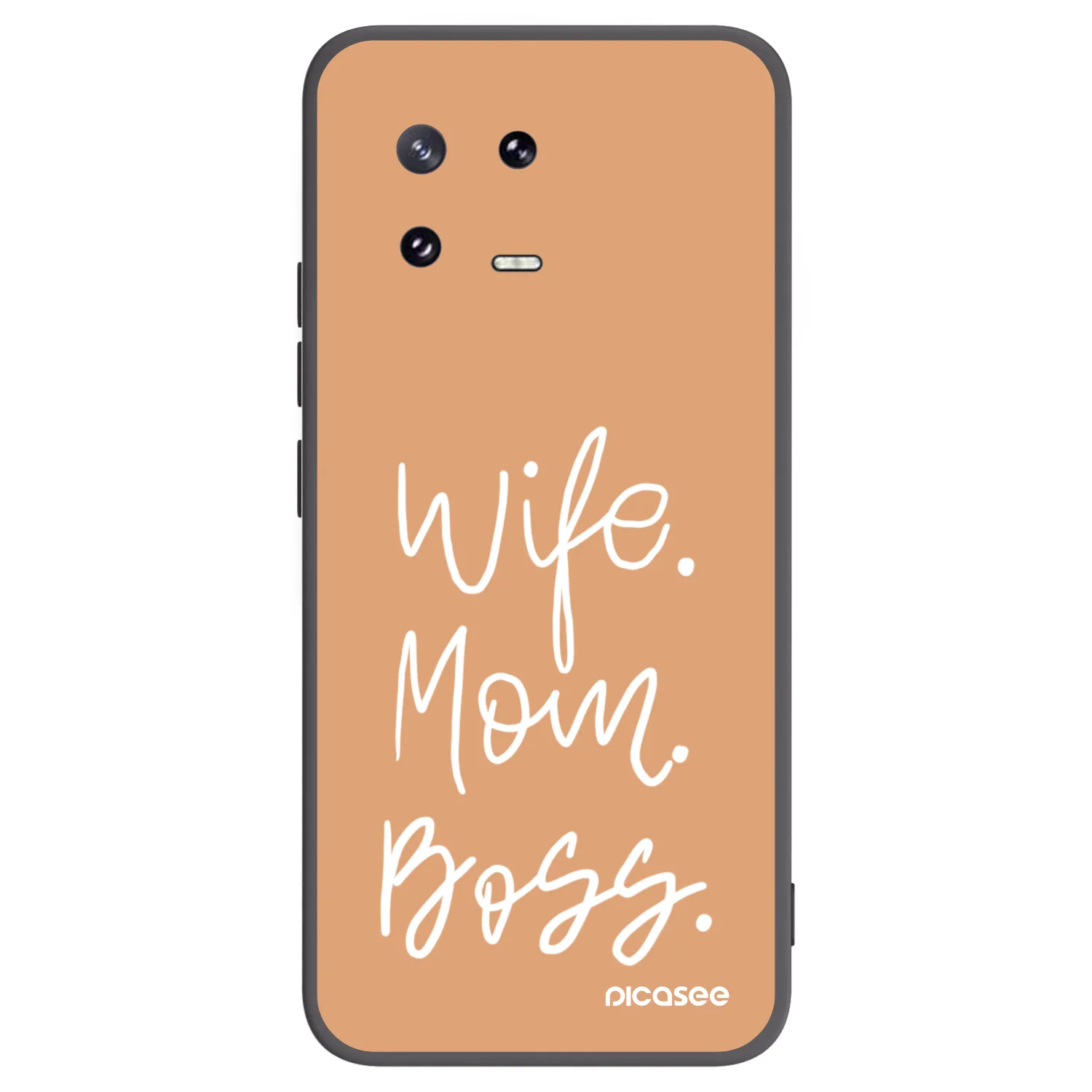 Picasee Μαύρη θήκη σιλικόνης για Xiaomi 13 Pro - Boss Mama