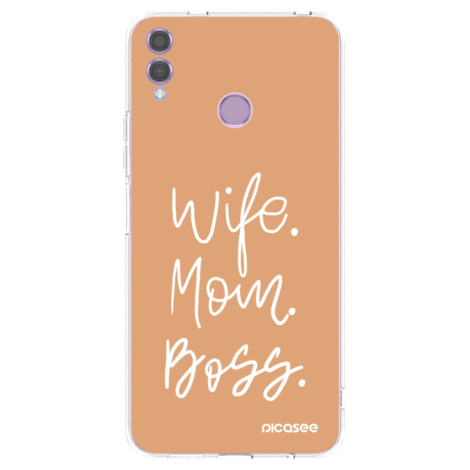 Picasee διαφανής θήκη σιλικόνης Honor 8X - Boss Mama