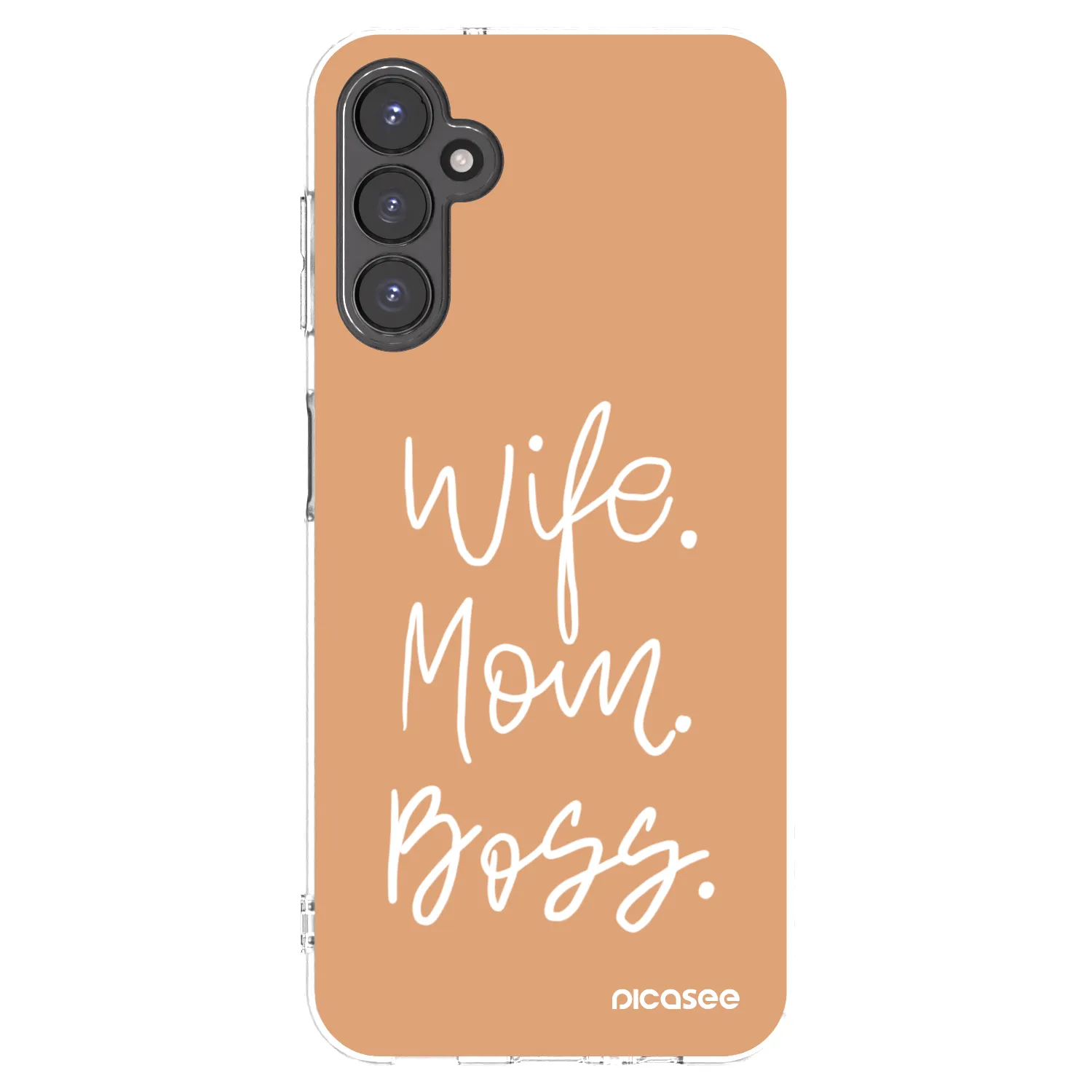 Picasee διαφανής θήκη σιλικόνης Samsung Galaxy A14 4G A145R - Boss Mama