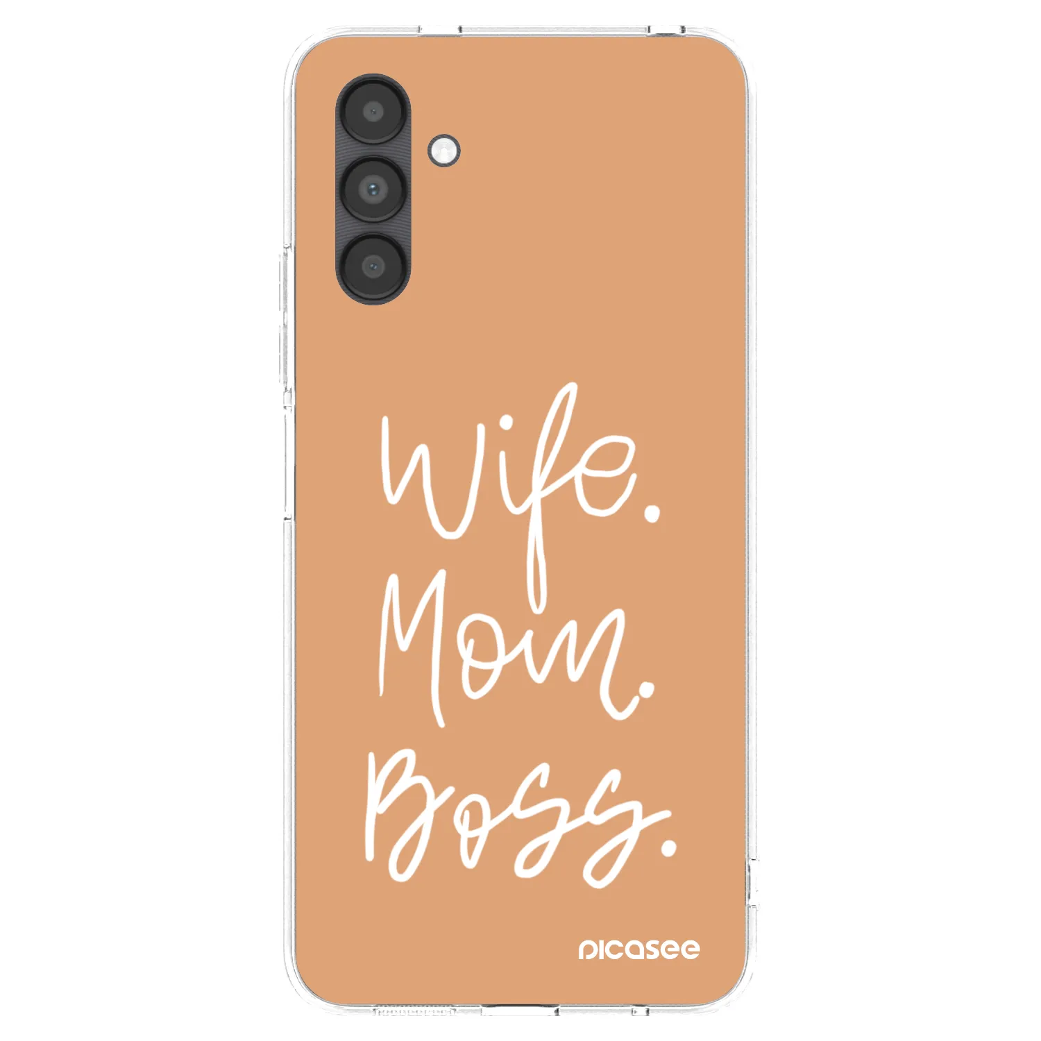 Picasee διαφανής θήκη σιλικόνης Samsung Galaxy A04s A047F - Boss Mama
