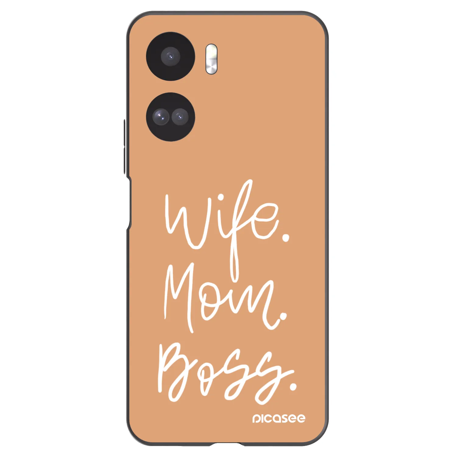 Picasee Μαύρη θήκη σιλικόνης για Honor 90 Lite 5G - Boss Mama