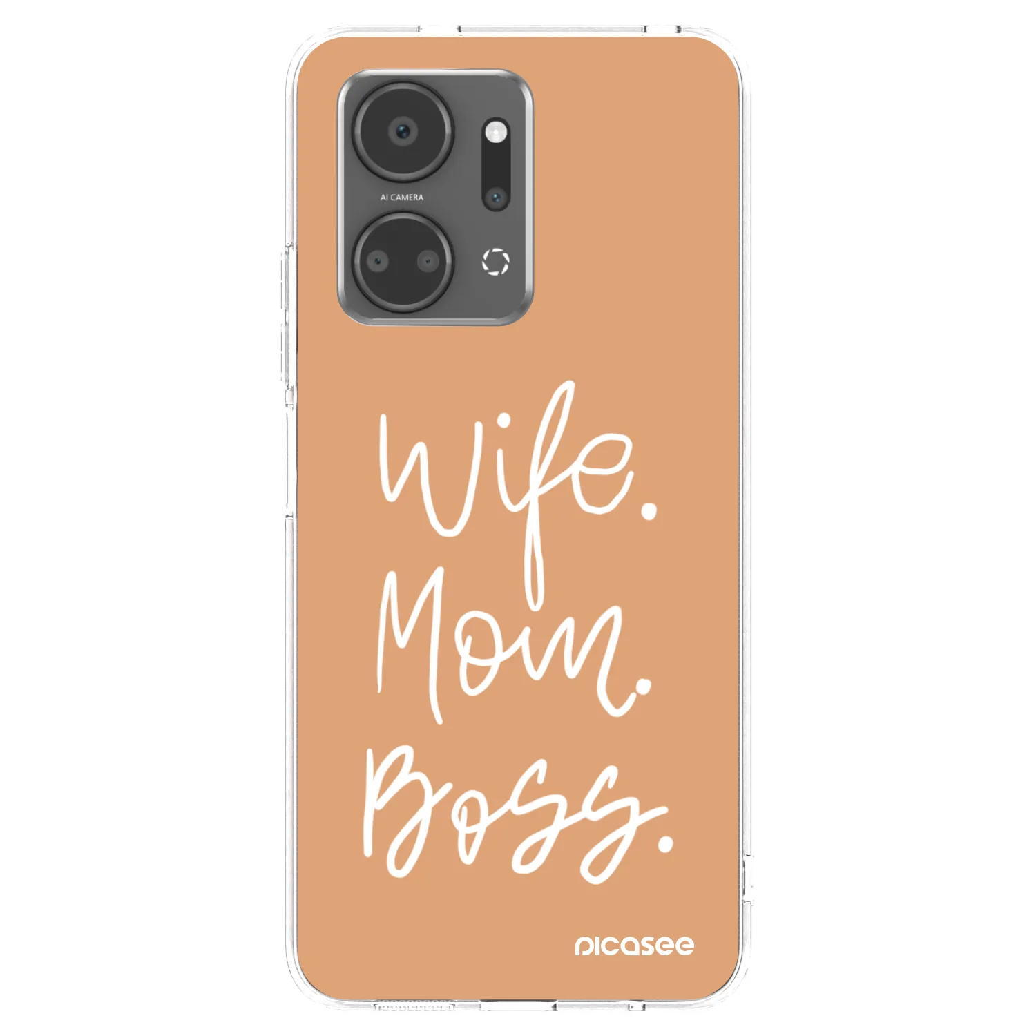 Picasee διαφανής θήκη σιλικόνης Honor X7a - Boss Mama