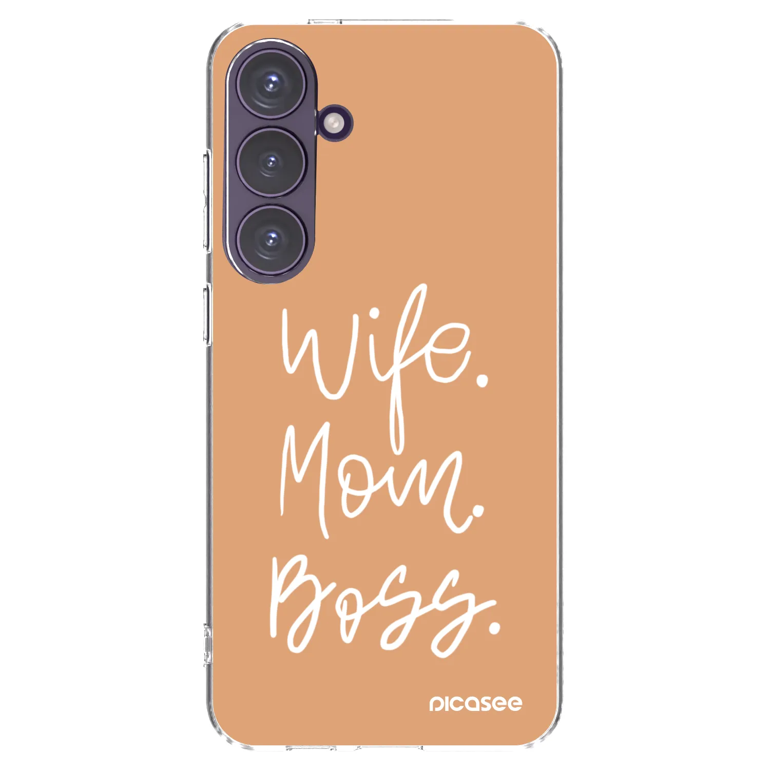 Picasee διαφανής θήκη σιλικόνης Samsung Galaxy S24+ S926B 5G - Boss Mama