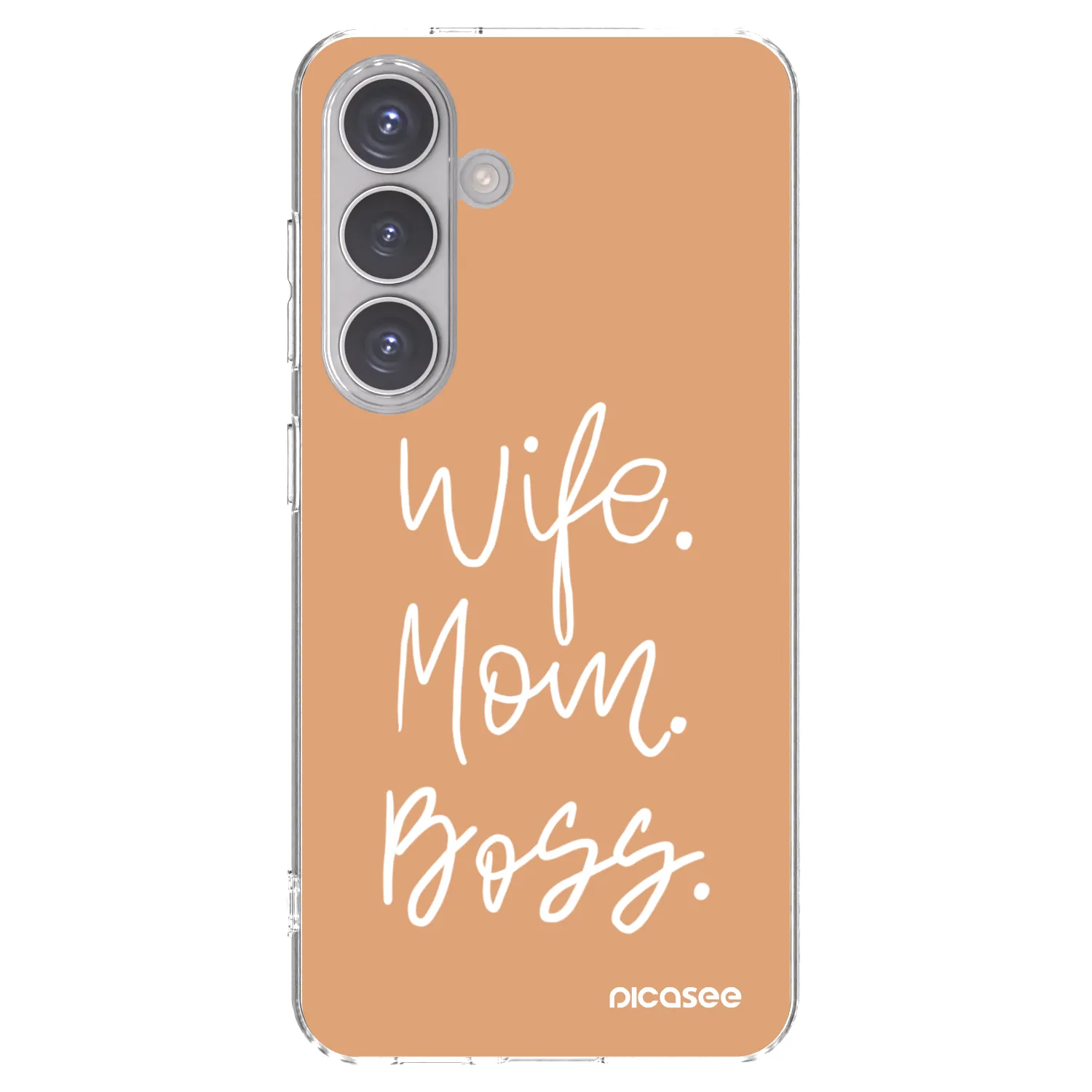 Picasee διαφανής θήκη σιλικόνης Samsung Galaxy S24 S921B 5G - Boss Mama