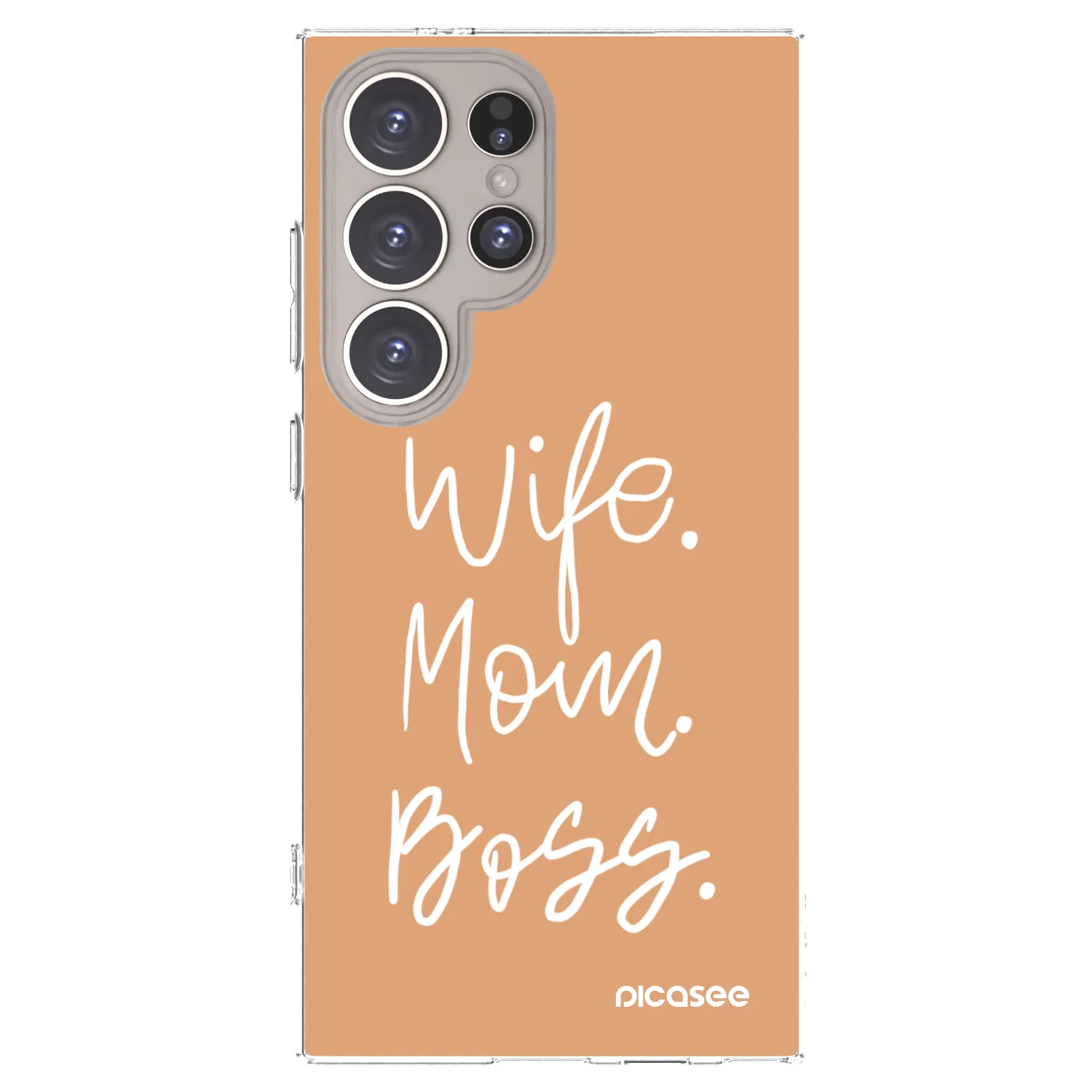Picasee διαφανής θήκη σιλικόνης Samsung Galaxy S24 Ultra S928B 5G - Boss Mama