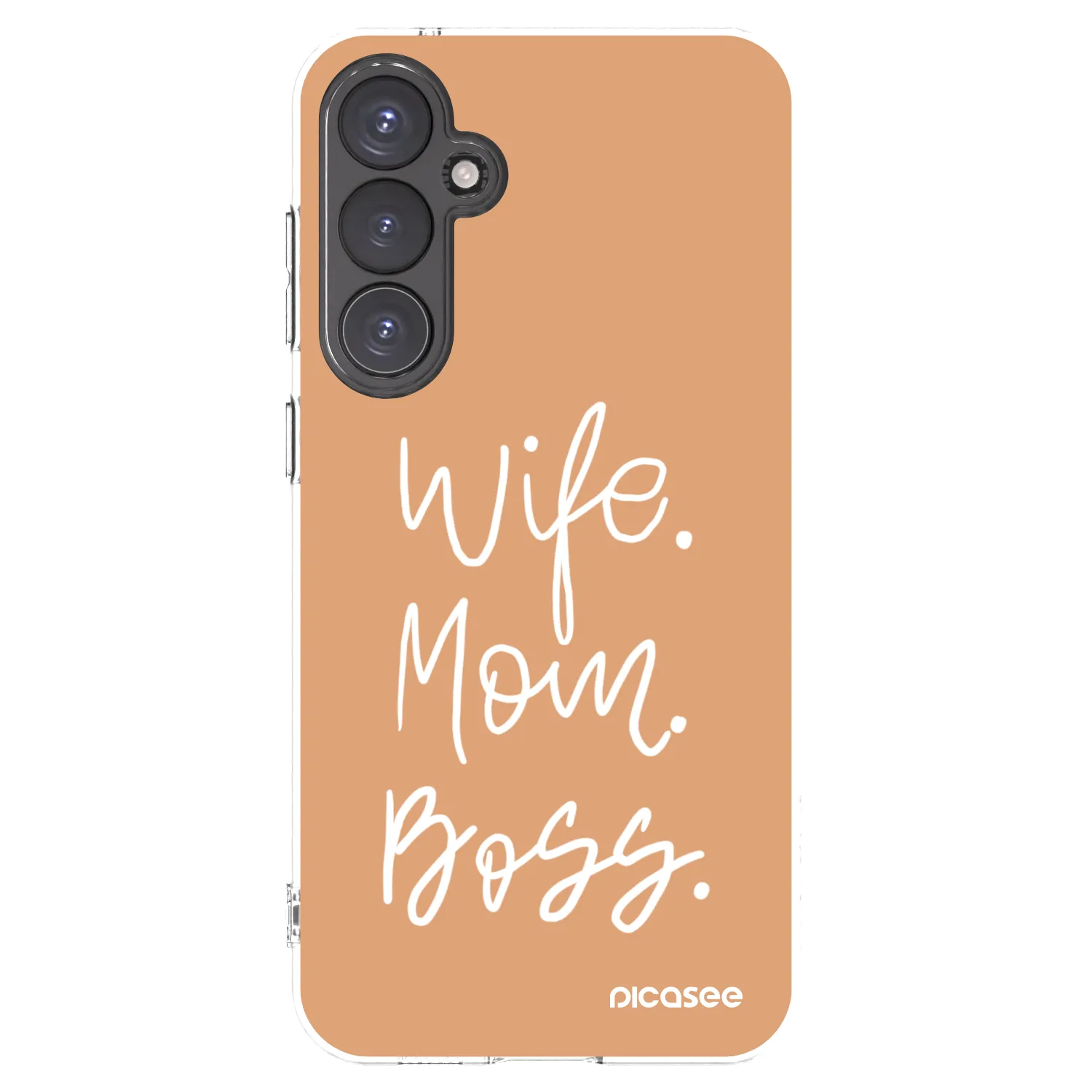 Picasee διαφανής θήκη σιλικόνης Samsung Galaxy S23 FE S711B - Boss Mama