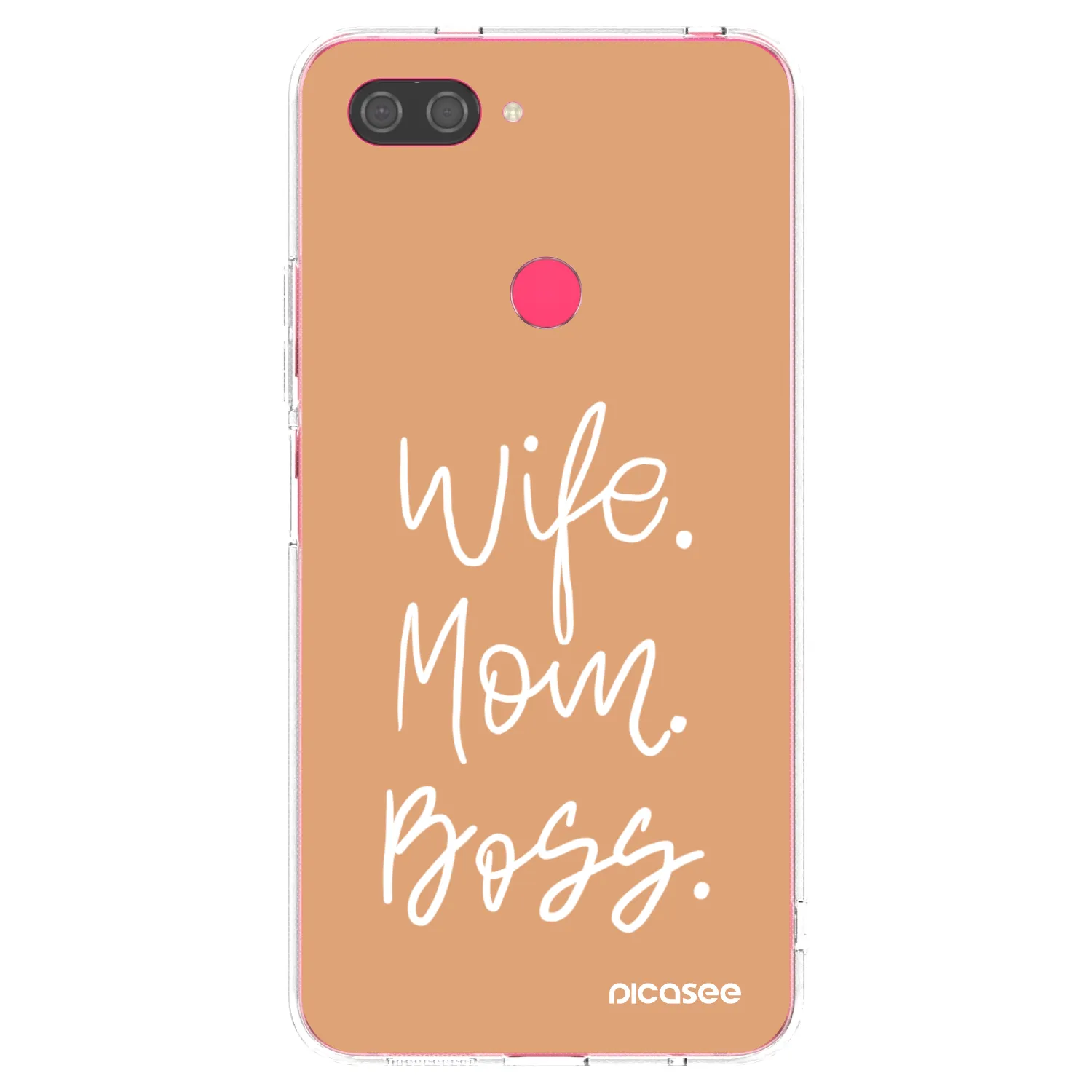 Picasee διαφανής θήκη σιλικόνης Xiaomi Mi 8 Lite - Boss Mama