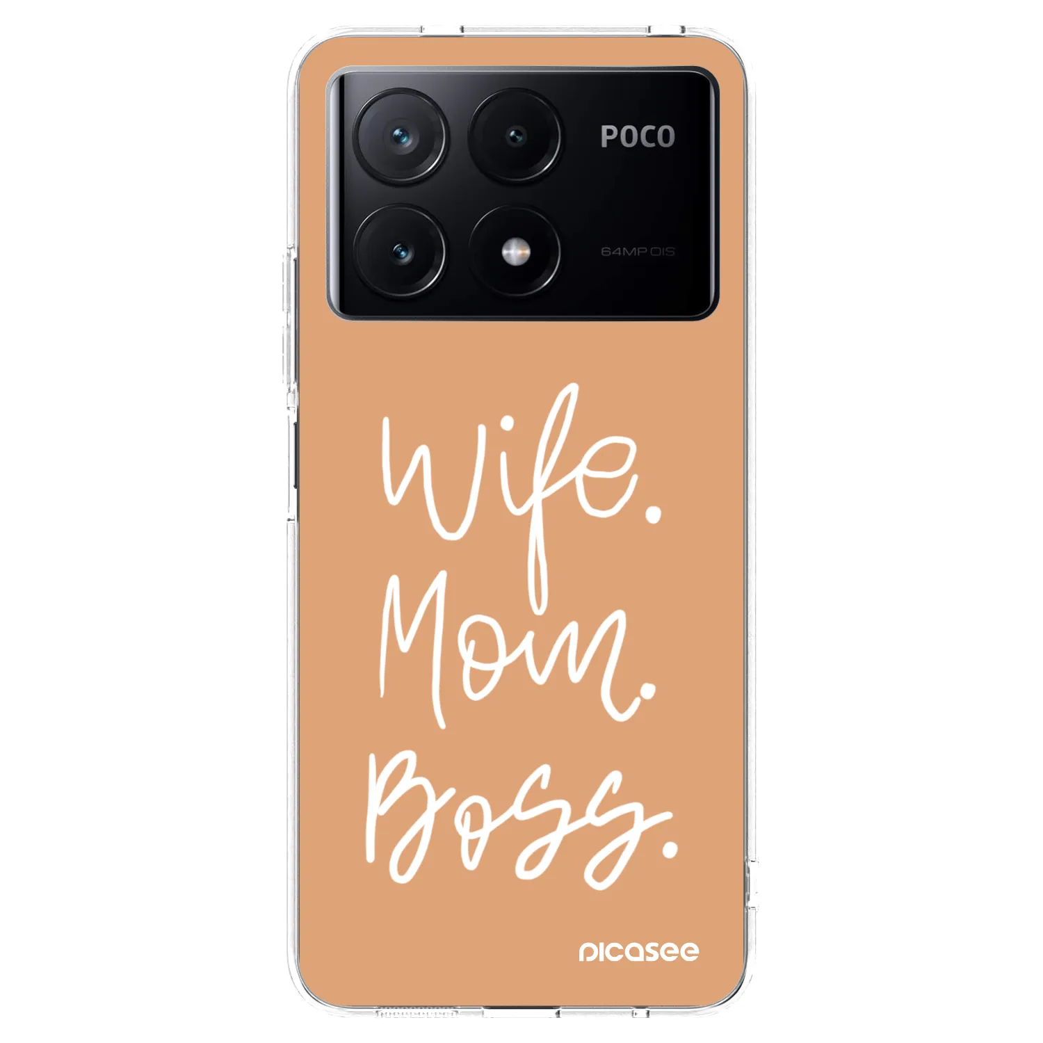 Picasee διαφανής θήκη σιλικόνης Xiaomi Poco X6 Pro - Boss Mama