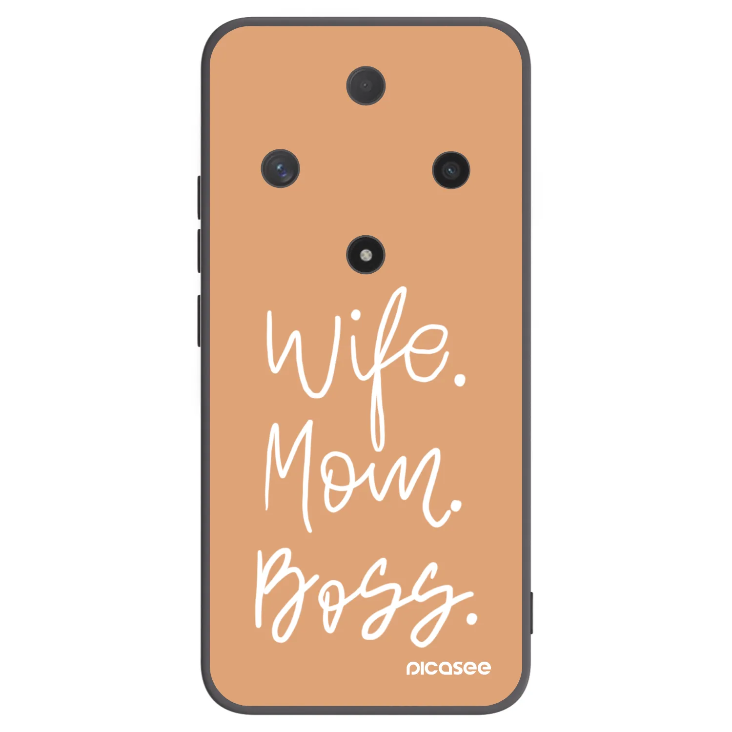 Picasee Μαύρη θήκη σιλικόνης για Honor Magic6 Lite 5G - Boss Mama