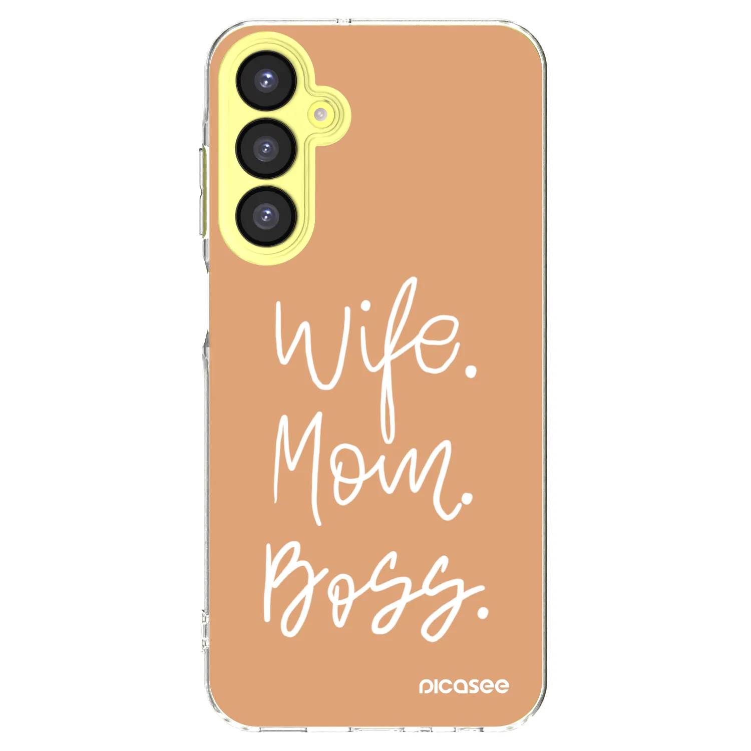 Picasee διαφανής θήκη σιλικόνης Samsung Galaxy A25 A256B 5G - Boss Mama
