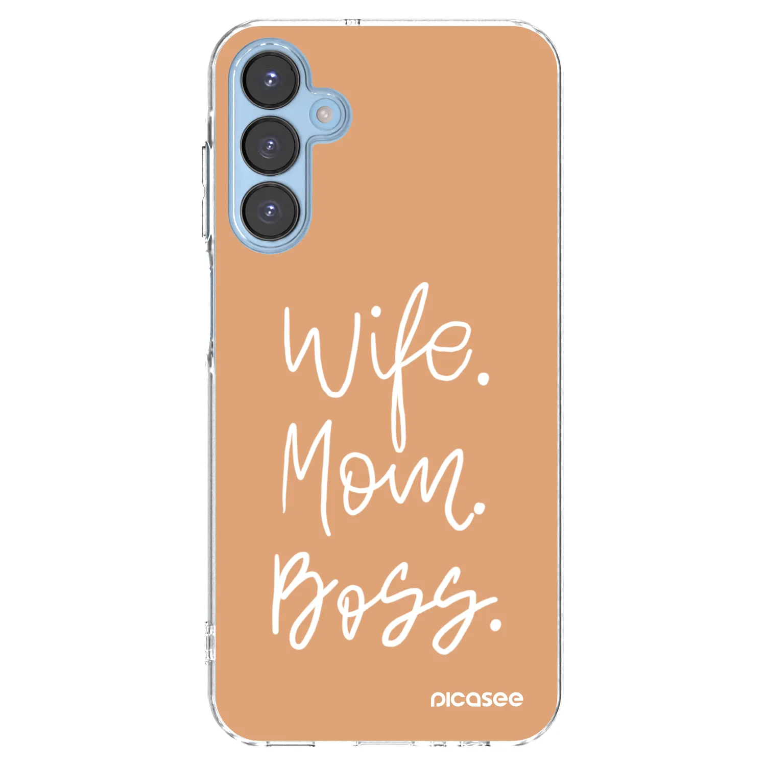 Picasee διαφανής θήκη σιλικόνης Samsung Galaxy A15 A156B 5G - Boss Mama